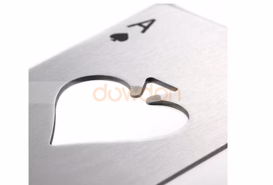 Stainless Steel Credit Card Bottle Opener Card Black Poker Card Beer Bottle Opener Personalized Spades Bar Tool Bl15825
